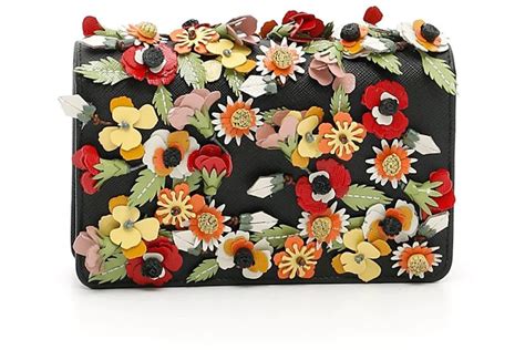 Prada Crossbody Bag Garden Floral Multicolored 